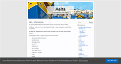 Desktop Screenshot of malta-informationen.de