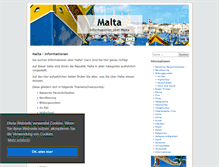 Tablet Screenshot of malta-informationen.de